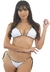 Biquini Calcinha de Amarrar Branco e Oncinha Cortininha | REF: BK98 - comprar online