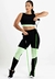 Cropped + Calça Legging Preto com Verde Conjunto Metamorfose | REF: MTF3 - comprar online