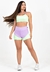 Cropped Sustentação + Short Legging Lilás e Verde Conjunto Metamorfose | REF: MTF9 - Gardenia Diamond