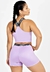 Cropped + Short Legging Elástico Cruzado Lilás Conjunto Metamorfose | REF: MTF12 - Gardenia Diamond