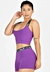 Cropped + Short Legging Elástico Cruzado Roxo | Conjunto Metamorfose | REF: MTF12 - Gardenia Diamond