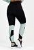 Calça com Detalhe Verde Legging Metamorfose Preto | REF: MTF24 - Gardenia Diamond