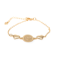 Pulseira tres coracoes