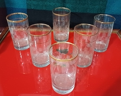 Vasitos Virola Dorada - comprar online