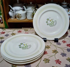 Platos Playos Portland Pottery, England - comprar online