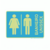 PLACA INDICATIVA - BANHEIRO UNISSEX