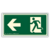 PLACA INDICATIVA - ROTA DE FUGA ESQUERDA (S2)