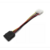 Cabo Sata Força Conexão Molex 4 Pinos 15cm Reforçado Cor Branco 15cm - comprar online
