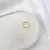 Piercing fake p/ orelha argola fina no banho de ouro