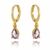 Brinco Argola Gota Amestista