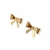 Brinco Laço Fita Liso Banhado no Ouro 18k - comprar online