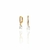 Argolinha Gota Zircônia Cristal Cravejada Banhada no Ouro 18k