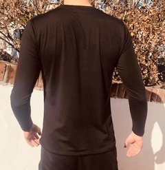 Remera Térmica Negra - comprar online