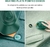 "Plancha de Viaje con Spray y Protector de Silicona Verde" - PAISTORE