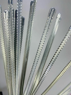 Par de barbanata de metal 27cm