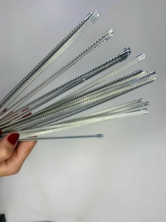 Par de barbanata de metal 27cm - comprar online