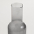 Botella de Vidrio Rayada Color Fume - BIRMANIA DECO