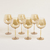 Copas Doradas Cristal Vino x 6 - BIRMANIA DECO