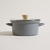CACEROLA GRIS CON TAPA DE VIDRIO Y MADERA - comprar online