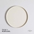 PLATO PRINCIPAL LAGOA CREAM 26CM X 2CM - BIRMANIA DECO