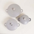 SET DE OLLAS DE ALUMINIO GREY 20/24/26 CM