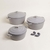 SET DE OLLAS DE ALUMINIO GREY 20/24/26 CM - comprar online