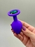 Plug Anal M Redondo em Silicone com Pedra Sexy Import - comprar online