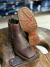Bota Texana Bico Quadrado Couro Rústico Tabaco Solado Jump - comprar online