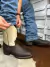 Bota Texana Couro Rústico Café Solado Strong - comprar online