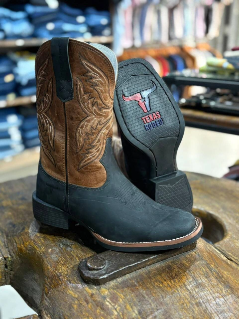 Bota Texana Texas Rodeo Fossil Havana 597