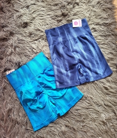 CALZAS SEAMLESS BICOLOR- banda tiro alto - Calzeti