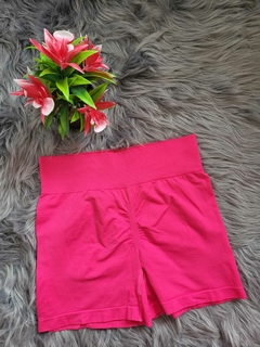 CALZA CORTA ROSA- IMP0RTADA- linea economica- sin frunce