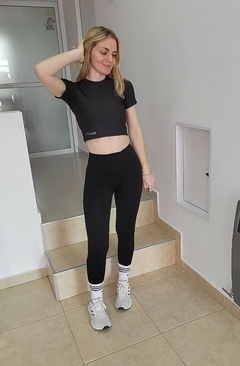 CALZA SEAMLESS- color negro. - comprar online