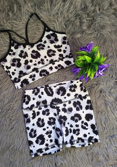 CONJUNTO ANIMAL PRINT- de lycra - Calzeti