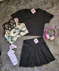 SHORT POLLERA- de lycra