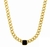 Colar Majestade Quartzo Negro Banhado em Ouro 18k