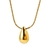 Colar Gota Banhado em Ouro 18k