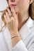 Bracelete Solitário Cravejado Banhado em Ouro 18k - comprar online