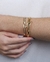 Bracelete Prego Charm Banhado em Ouro 18k na internet