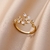 Anel Bella Ajustável Banhado em Ouro 18k - comprar online