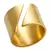 Anel Diana Banhado em Ouro 18k