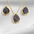 Conjunto de brinco e colar