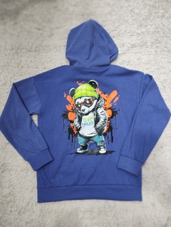 Canguro para niño estampado azul - comprar online