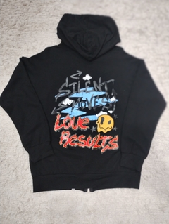 Campera para niños de algodón elastizado negra - comprar online