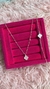 Conjunto trevo rosa