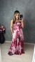 Vestido longo em tule