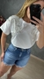T-shirt bordada com pedraria na internet