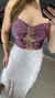 Saia midi com brilho - Denise Duarte Boutique