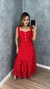 Vestido midi em guipir