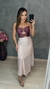 Saia midi com brilho - loja online